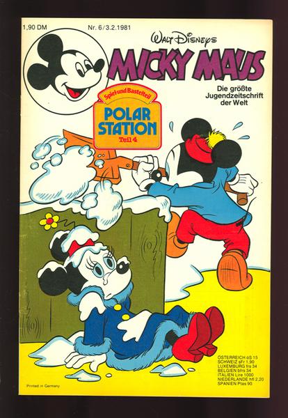 Micky Maus 1981: Nr. 6: