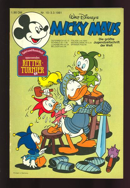 Micky Maus 1981: Nr. 10: