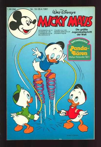 Micky Maus 1981: Nr. 18: