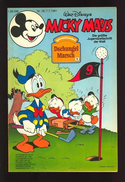 Micky Maus 1981: Nr. 28: