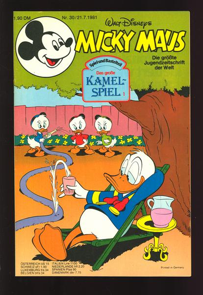 Micky Maus 1981: Nr. 30: