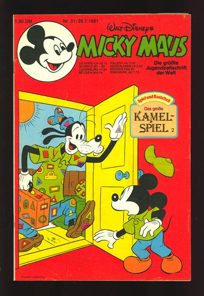 Micky Maus 1981: Nr. 31: