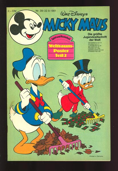 Micky Maus 1981: Nr. 39: