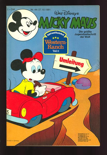 Micky Maus 1981: Nr. 44: