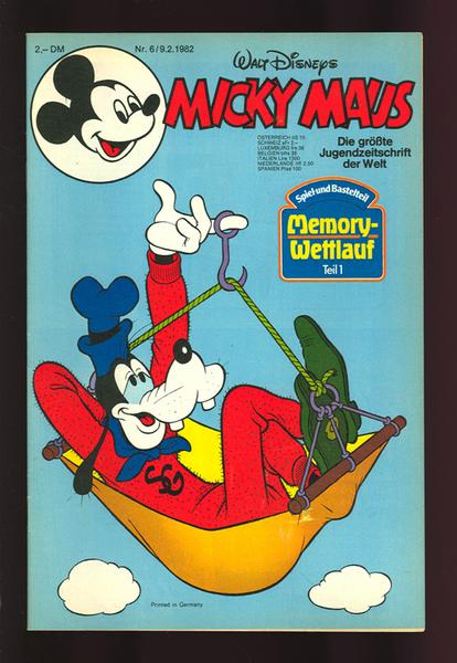 Micky Maus 1982: Nr. 6: