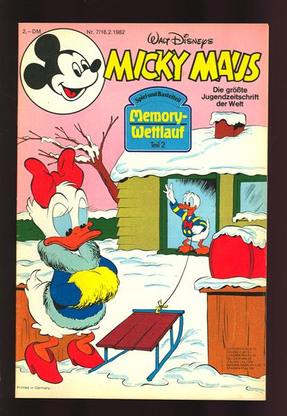 Micky Maus 1982: Nr. 7: