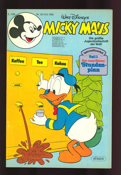 Micky Maus 1982: Nr. 32: