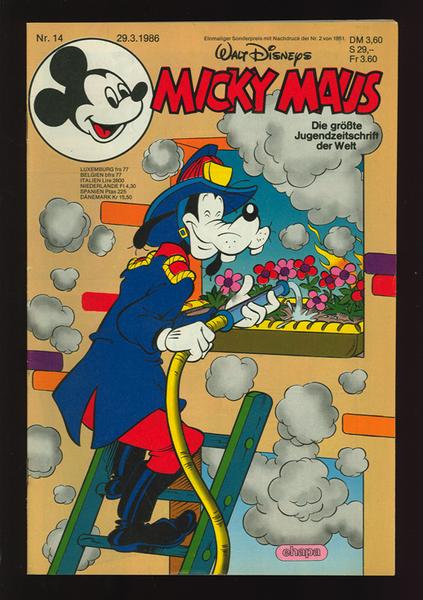 Micky Maus 1986: Nr. 14: