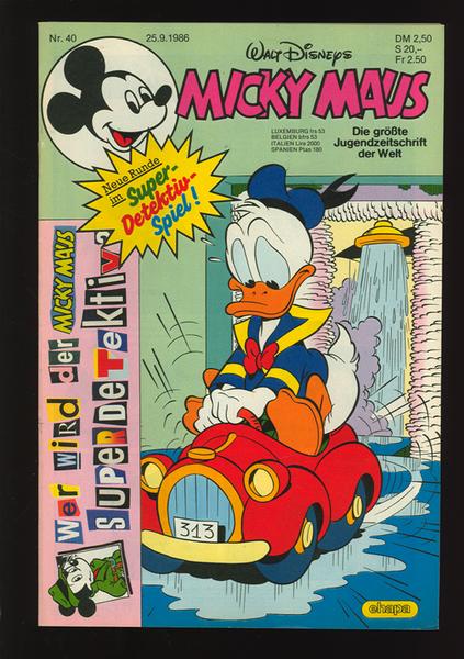 Micky Maus 1986: Nr. 40: