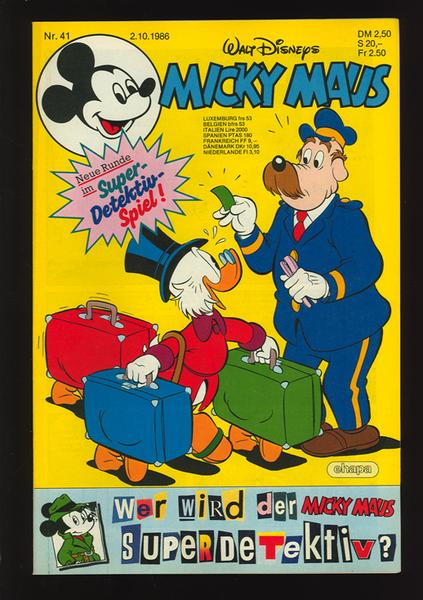 Micky Maus 1986: Nr. 41: