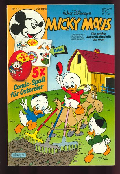 Micky Maus 1986: Nr. 13: