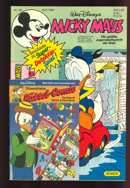 Micky Maus 1986: Nr. 40: