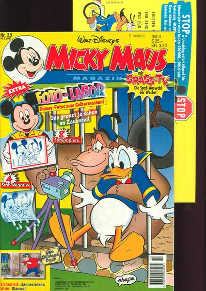 Micky Maus 1995: Nr. 33: