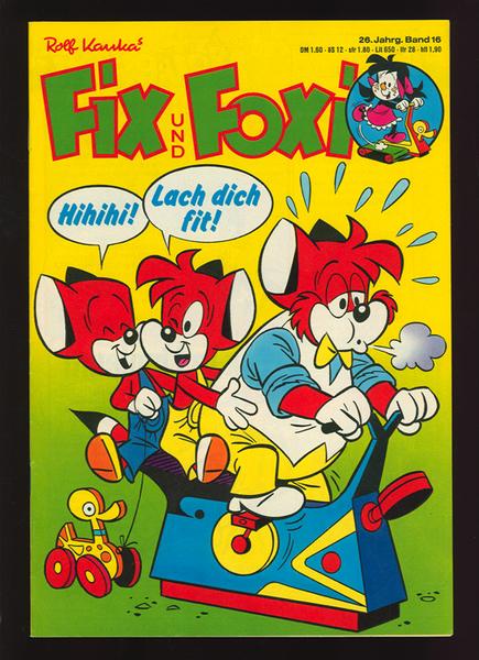Fix und Foxi: 26. Jahrgang - Nr. 16