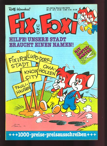 Fix und Foxi: 27. Jahrgang - Nr. 39