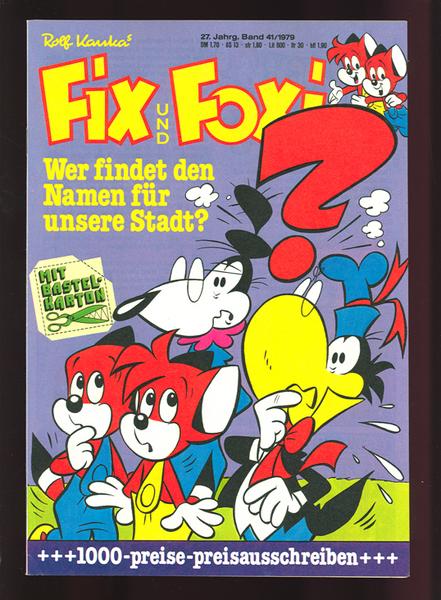 Fix und Foxi: 27. Jahrgang - Nr. 41