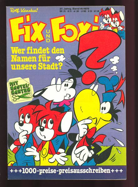 Fix und Foxi: 27. Jahrgang - Nr. 41