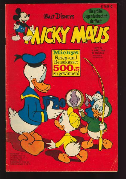 Micky Maus 1968: Nr. 10: