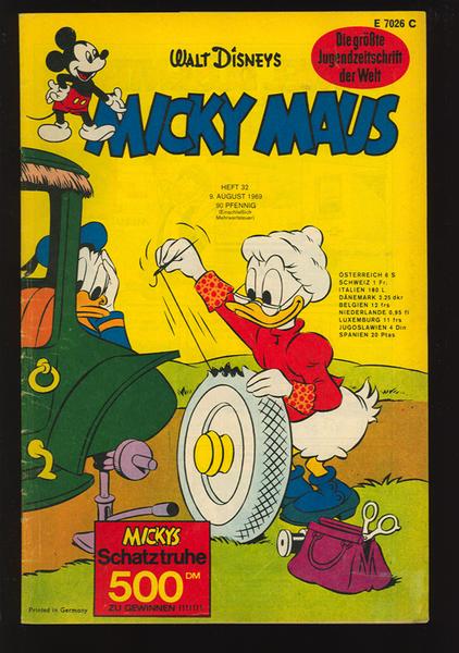 Micky Maus 1969: Nr. 32: