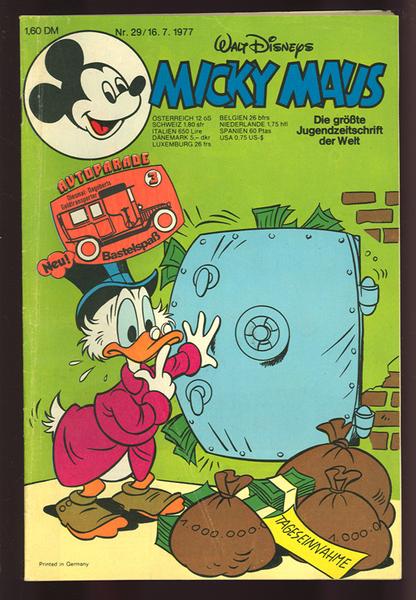 Micky Maus 1977: Nr. 29: