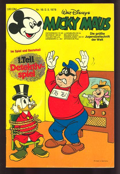 Micky Maus 1978: Nr. 18: