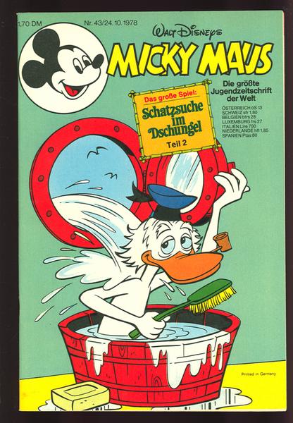 Micky Maus 1978: Nr. 43: