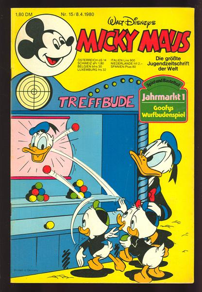 Micky Maus 1980: Nr. 15: