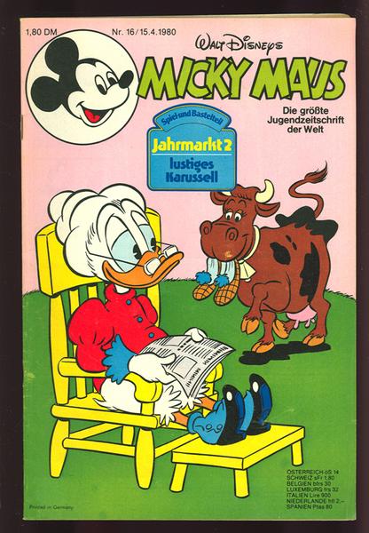 Micky Maus 1980: Nr. 16: