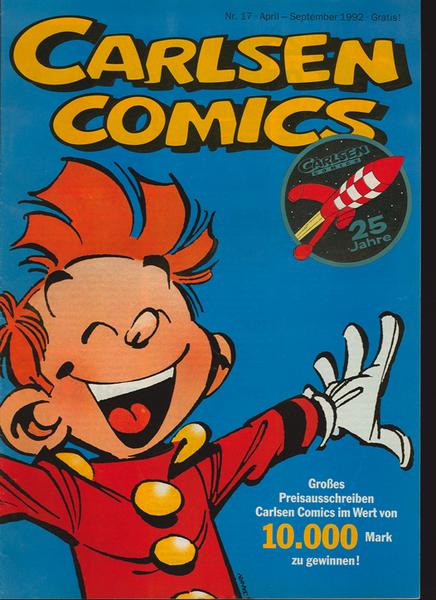 Carlsen Prospekt Nr. 17 1992 (Spirou - Cover)