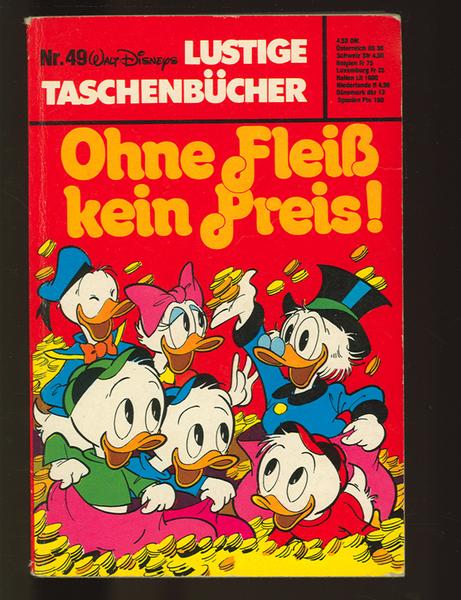 Walt Disneys Lustige Taschenbücher 49: Ohne Fleiß kein Preis (1. Auflage)