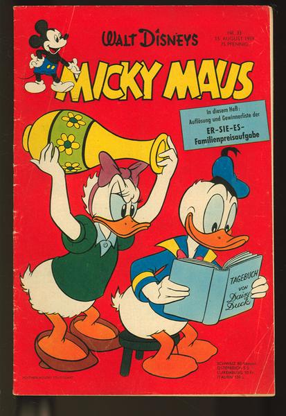 Micky Maus 1959: Nr. 33: