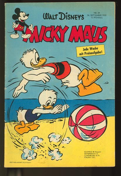 Micky Maus 1959: Nr. 39: