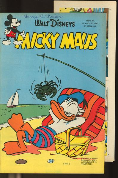 Micky Maus 1962: Nr. 34: