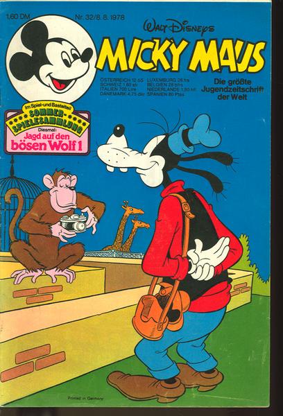 Micky Maus 1978: Nr. 32: