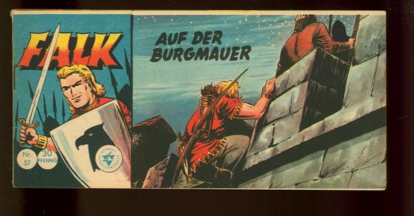 Falk 57: Auf der Burgmauer