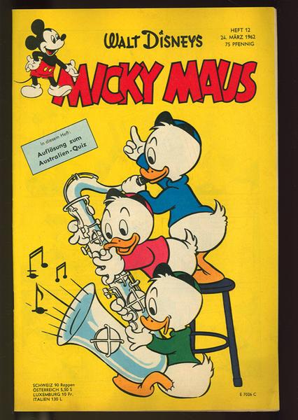Micky Maus 1962: Nr. 12: