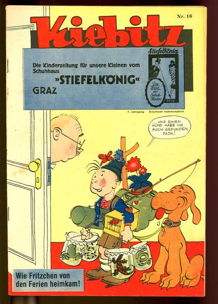 Kiebitz 7. Jahrgang (1936) Nr. 16 (Vorkriegscomic)