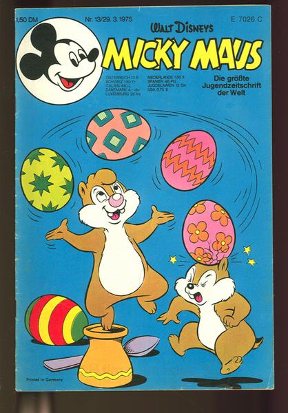 Micky Maus 1975: Nr. 13: