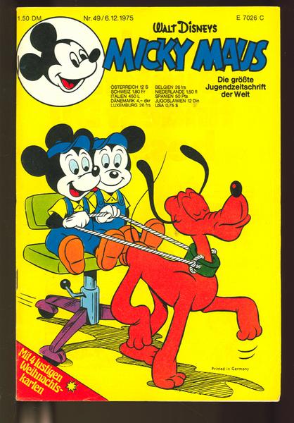 Micky Maus 1975: Nr. 49: