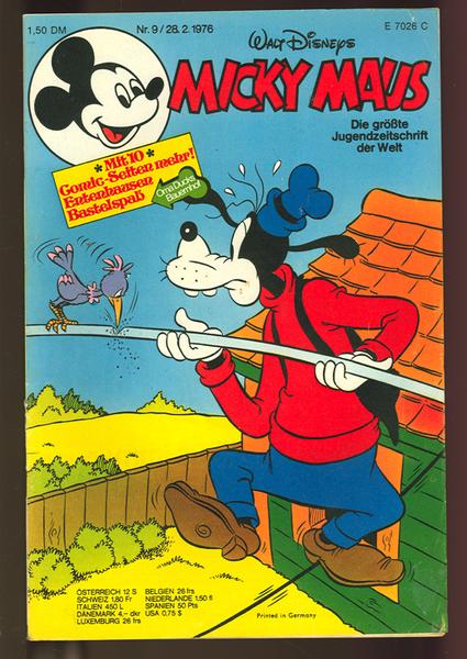Micky Maus 1976: Nr. 9: