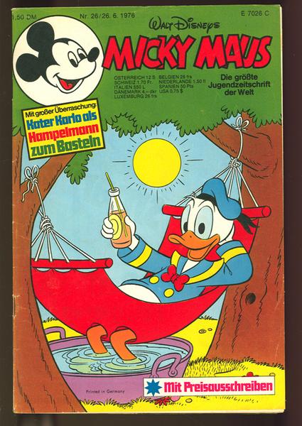 Micky Maus 1976: Nr. 26: