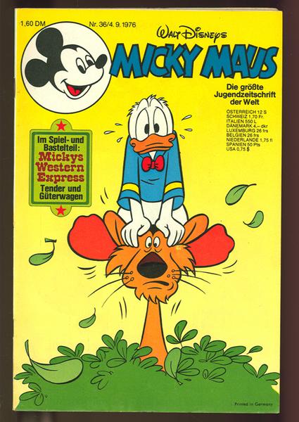 Micky Maus 1976: Nr. 36: