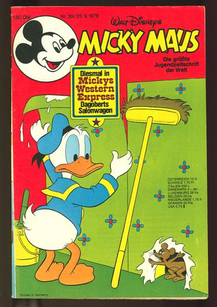Micky Maus 1976: Nr. 39:
