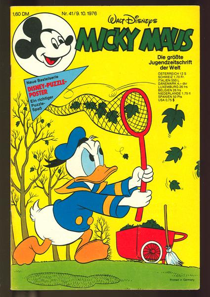 Micky Maus 1976: Nr. 41: