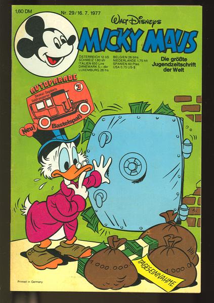 Micky Maus 1977: Nr. 29: