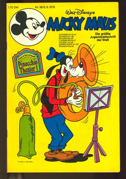 Micky Maus 1978: Nr. 36: