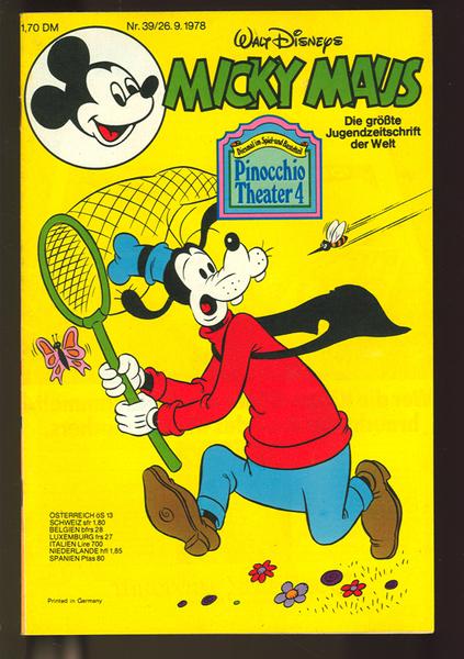 Micky Maus 1978: Nr. 39: