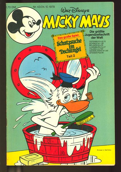 Micky Maus 1978: Nr. 43:
