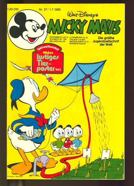 Micky Maus 1980: Nr. 27: