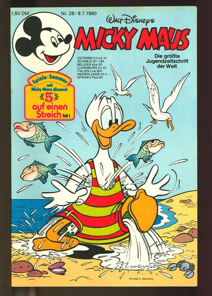 Micky Maus 1980: Nr. 28: